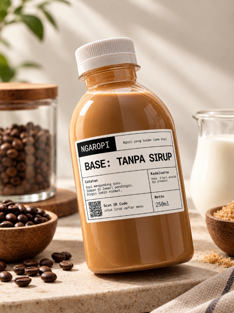 Kopi Susu Base Tanpa Sirup Ngaropi 250ml